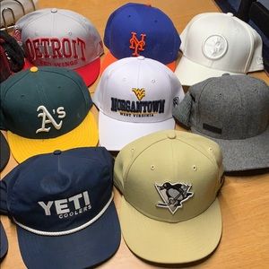 Hats 7 5/8 Fitteds and Snapbacks.